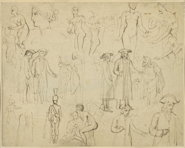Roger de Coverley and the Gypsies verso c 1803