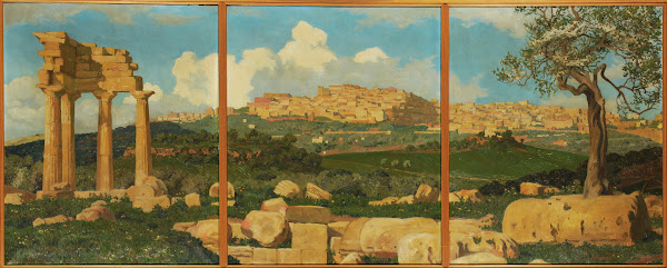 Agrigento Seen from the Temple of Castor and Pollux