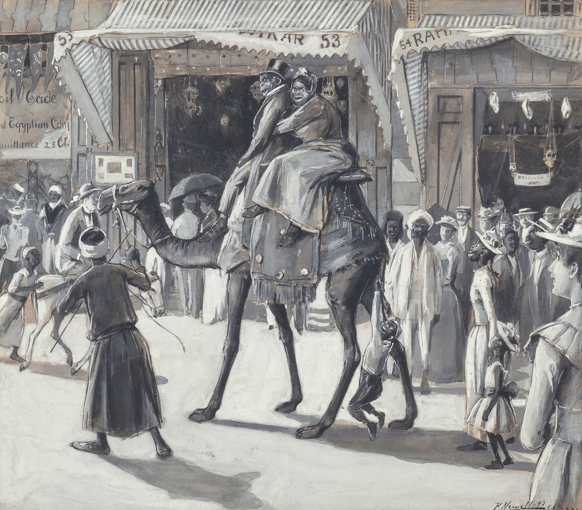 The Johnson Family in Cairo Street 1893