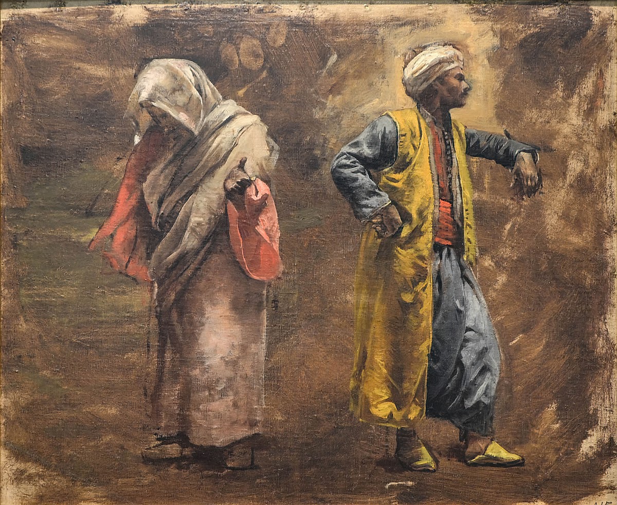 Study of Two Figures ca 1878