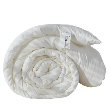 All-season cotton blanket with soy fibers