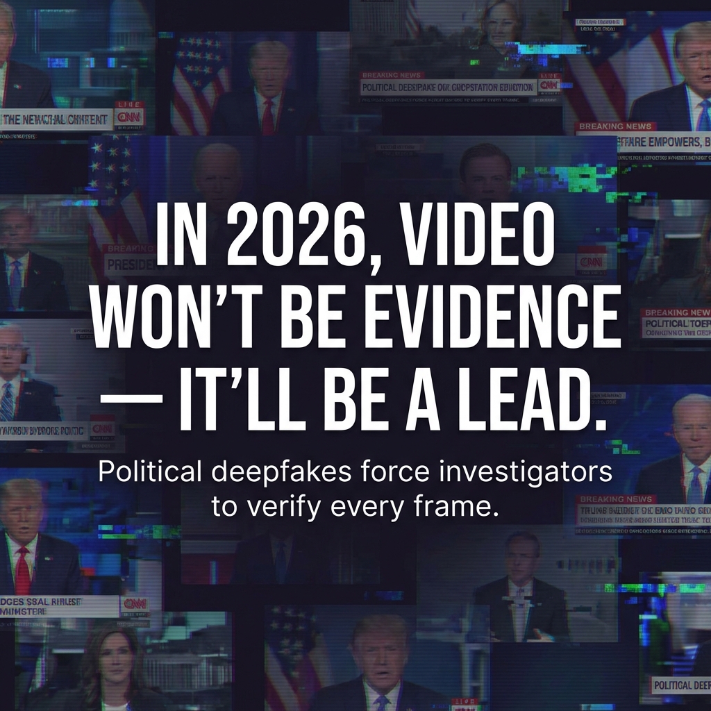Political Deepfakes Force Investigators to Rethink Video Evidence