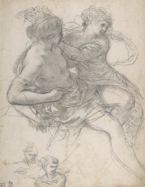 Study of Two Figures for the Age of Gold 1637