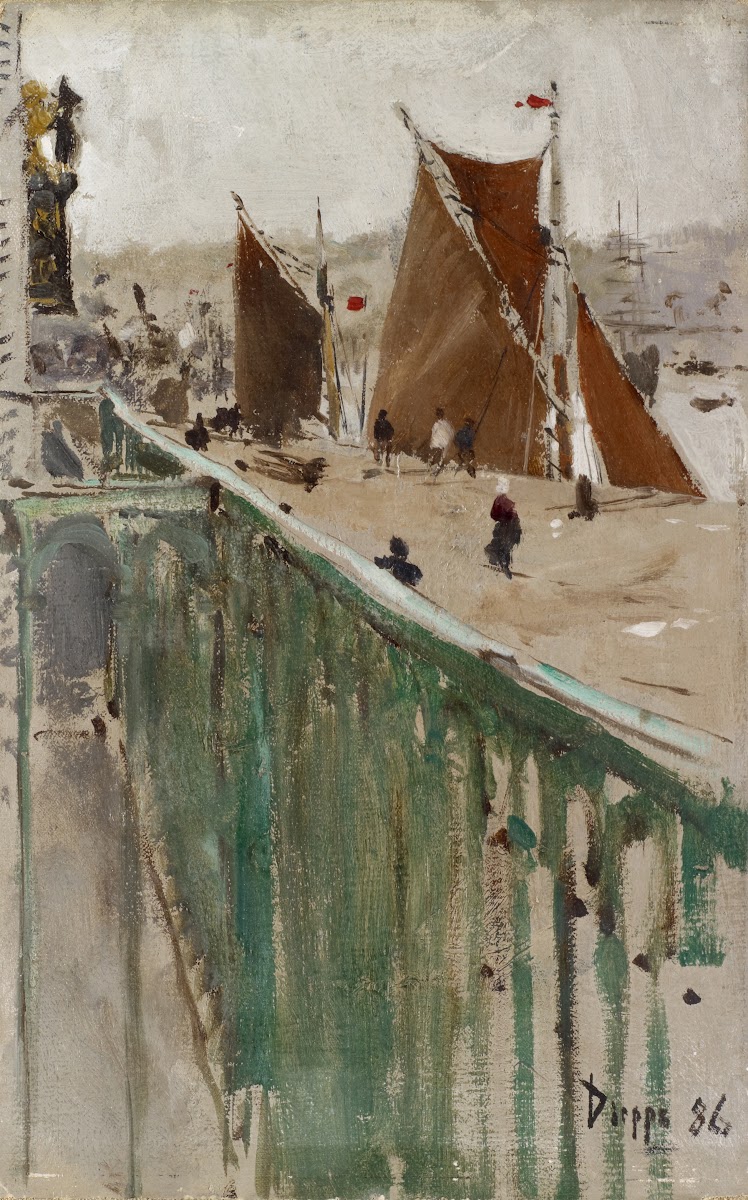 At the Port of Dieppe 1886