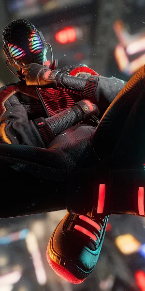 Spiderman Miles Morales, Playstation, Playstation 5, Spider-Man, Video Games 4K Wallpaper Background