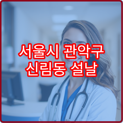 서울시 관악구 신림동 설날 명절 연휴 당번약국 신림역·신림로 상권 심야 영업 24시간 약국 안내