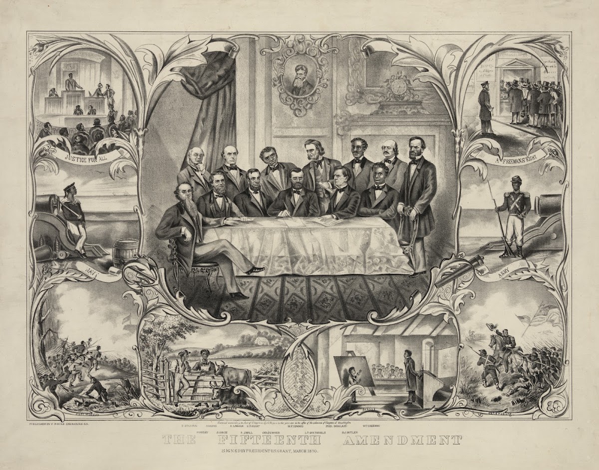 The fifteenth amendment 1871