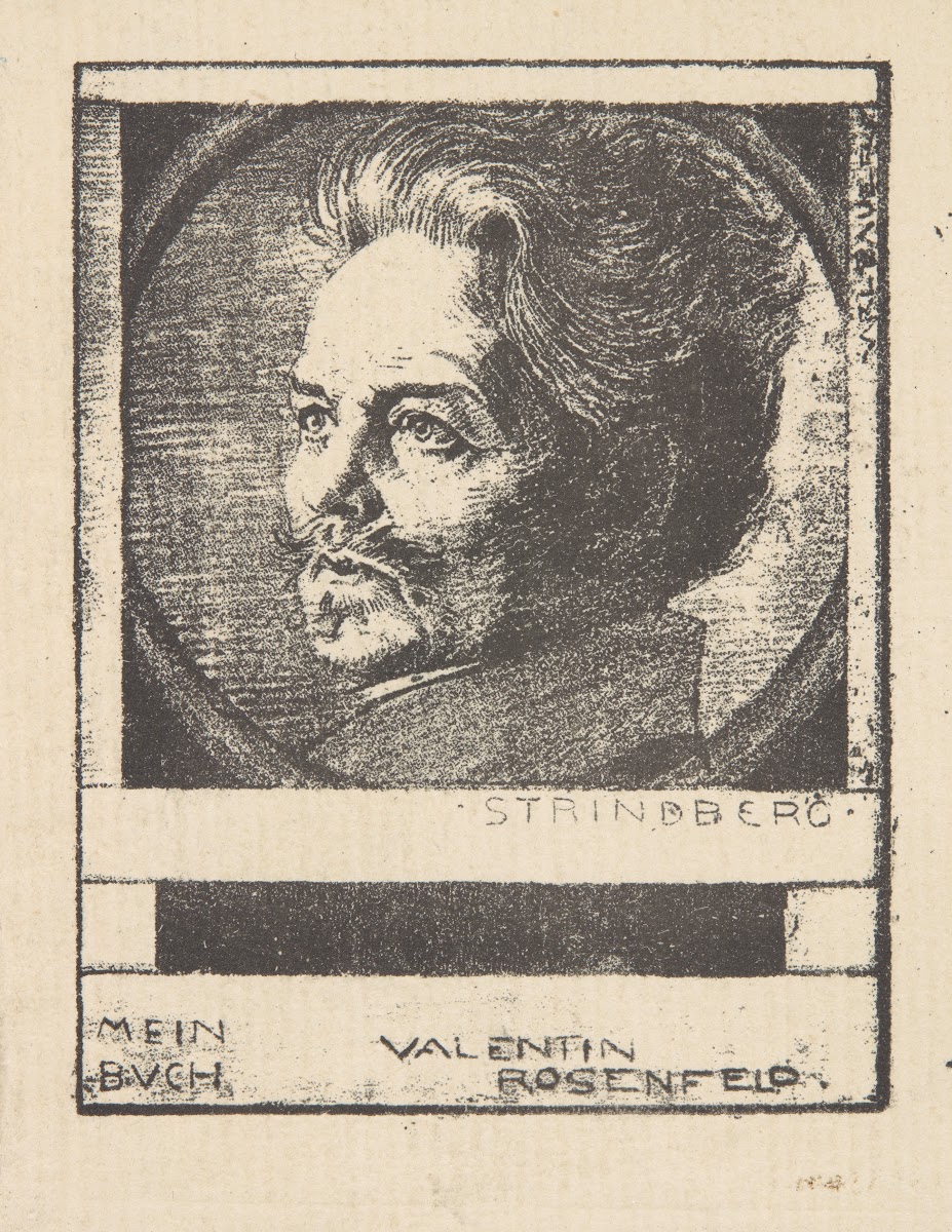 Ekslibris Valentin Rosenfeld 1920