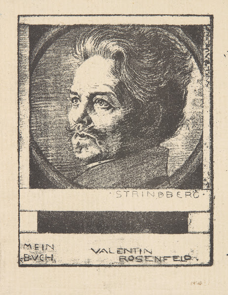 Ekslibris Valentin Rosenfeld 1920