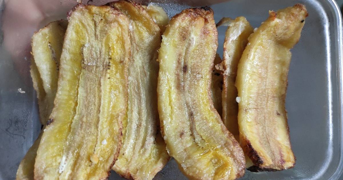 Chuối nướng nồi chiên không dầu