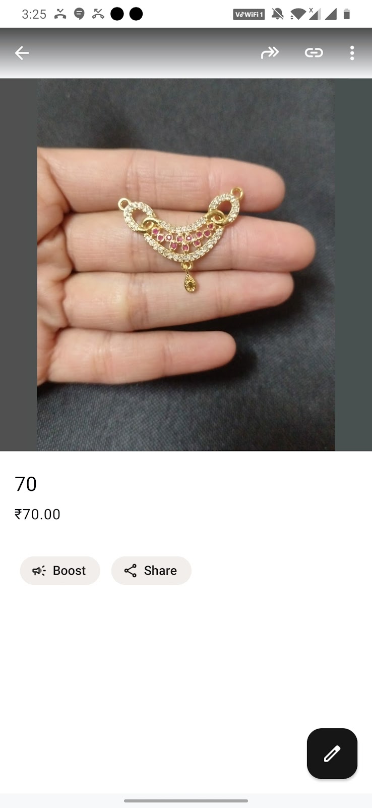 Ameraican Diamond pedent QQ