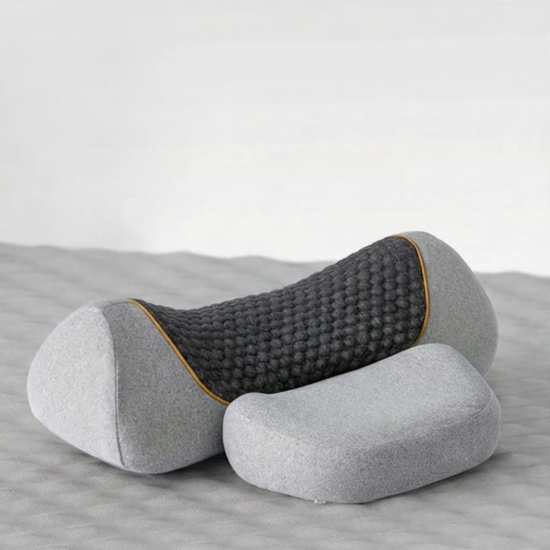 Memory foam neck support pillow with heating function