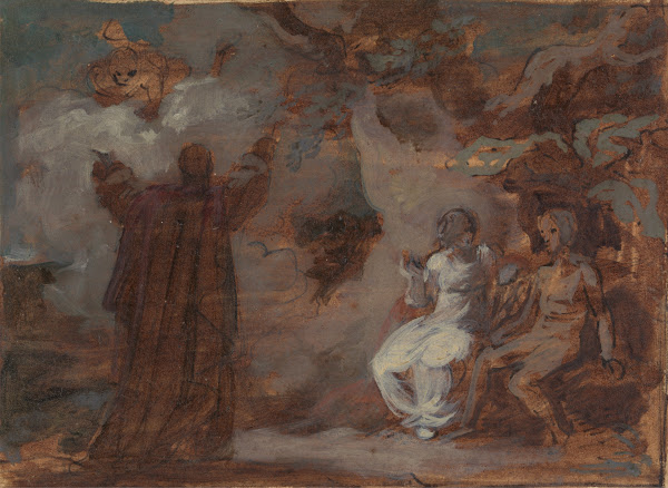 Prospero Conjuring a Masque for Ferdinand and Miranda ca 1810