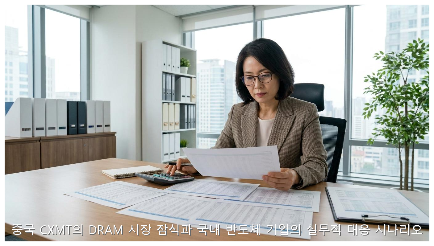 중국 CXMT의 DRAM 시장 잠식과 국내 반도체 기업의 실무적 대응 시나리오 핵심 안내 및 분석 인포그래픽 (7)