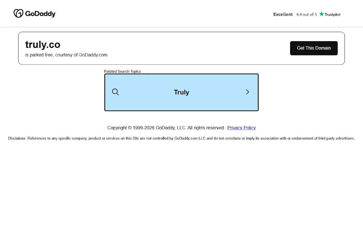 Captura de truly.co
