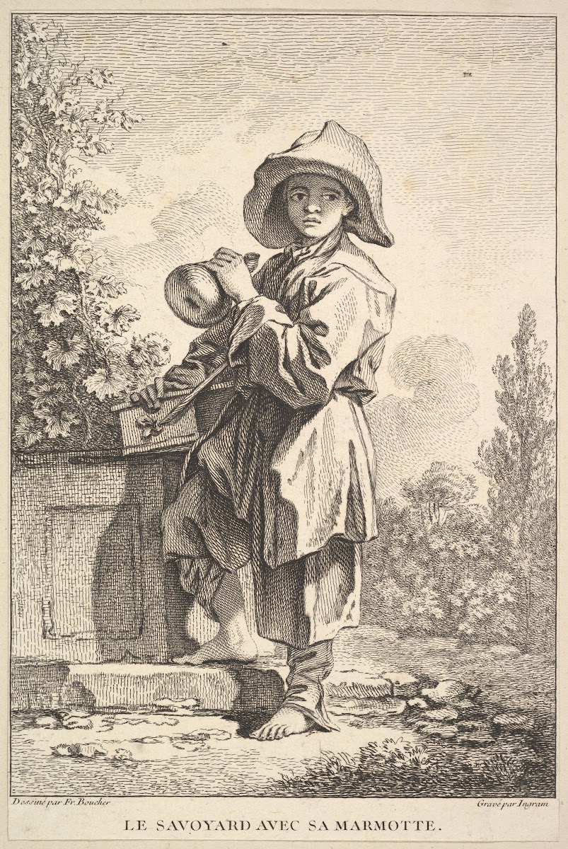 The Savoyard with His Box After François Boucher 17411763