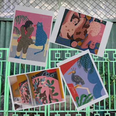 Toyameg postcards set