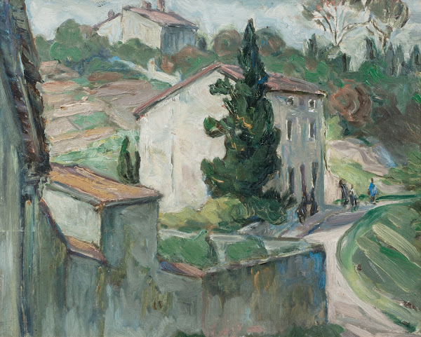 The Red Roofs Study from the South of France 1927