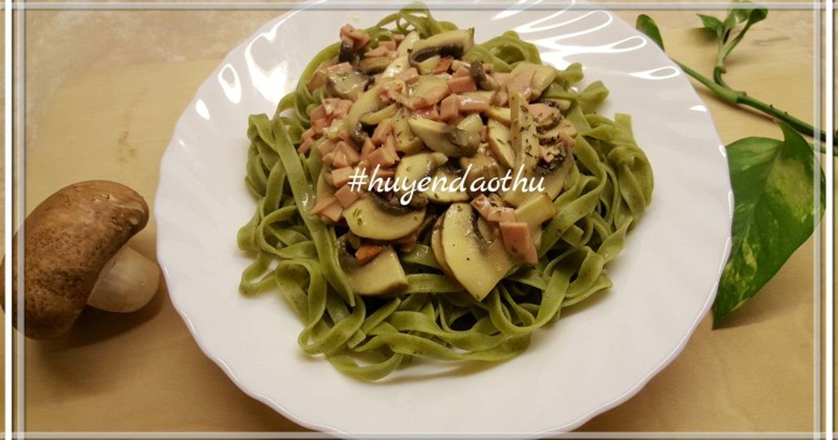 Spaghetti Carbonara champignons