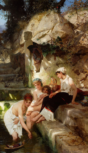 Before a Bath Idyll 1885   1890