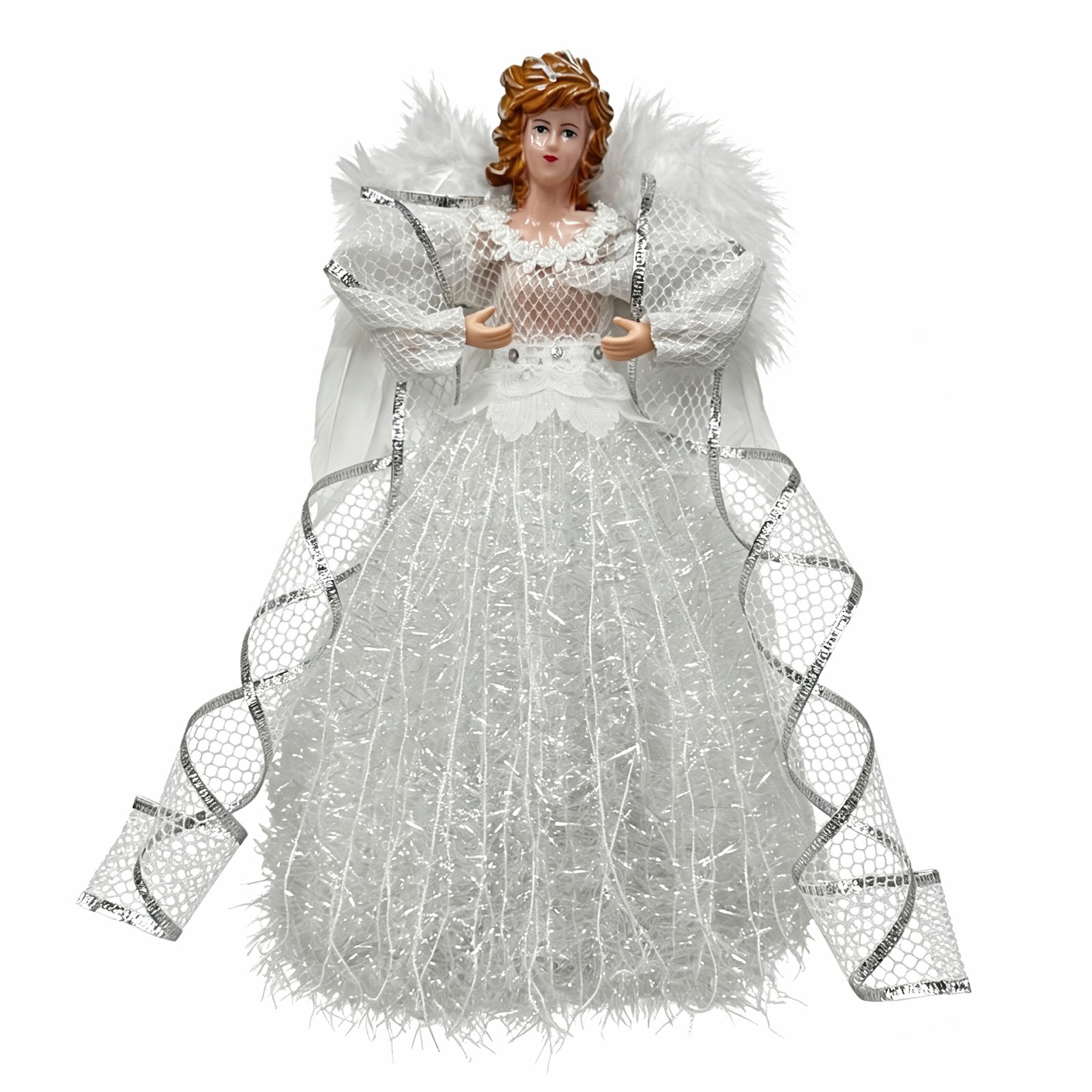 Christmas tree angel as tree topper, 30 cm