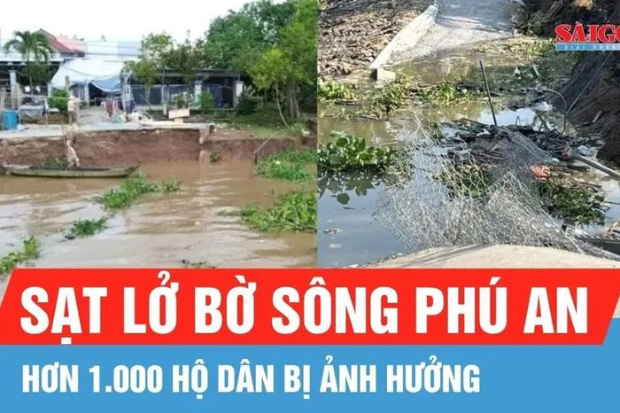 Đồng Tháp: Sạt lở bờ sông Phú An, hơn 1.000 hộ dân đi lại khó khăn - Báo Sài Gòn Giải Phóng