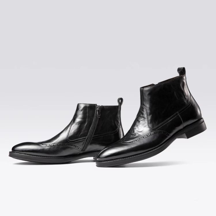 Retro Chelsea boots with warm lining