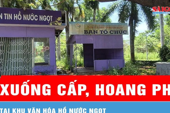 Cần Thơ: Khu văn hóa Hồ Nước Ngọt xuống cấp, hoang phế - Báo Sài Gòn Giải Phóng
