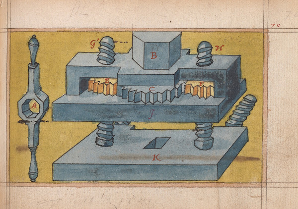 Inventions of military machines and other devices Pl69 1580 1590