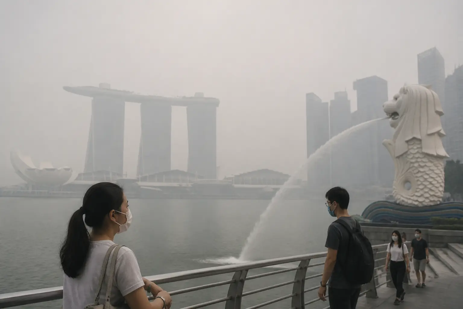 Editorial image for Singapore Air Quality in Unhealthy Range in Three Regions