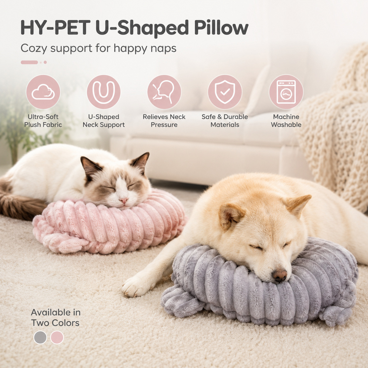 Neck pillow for pets