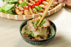 Thịt Heo Nướng Mỡ Hẹ