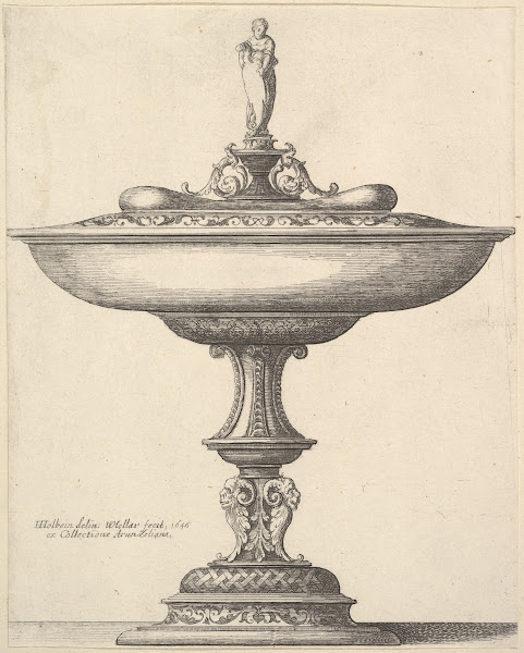A wide cup with ornamental stem 1646