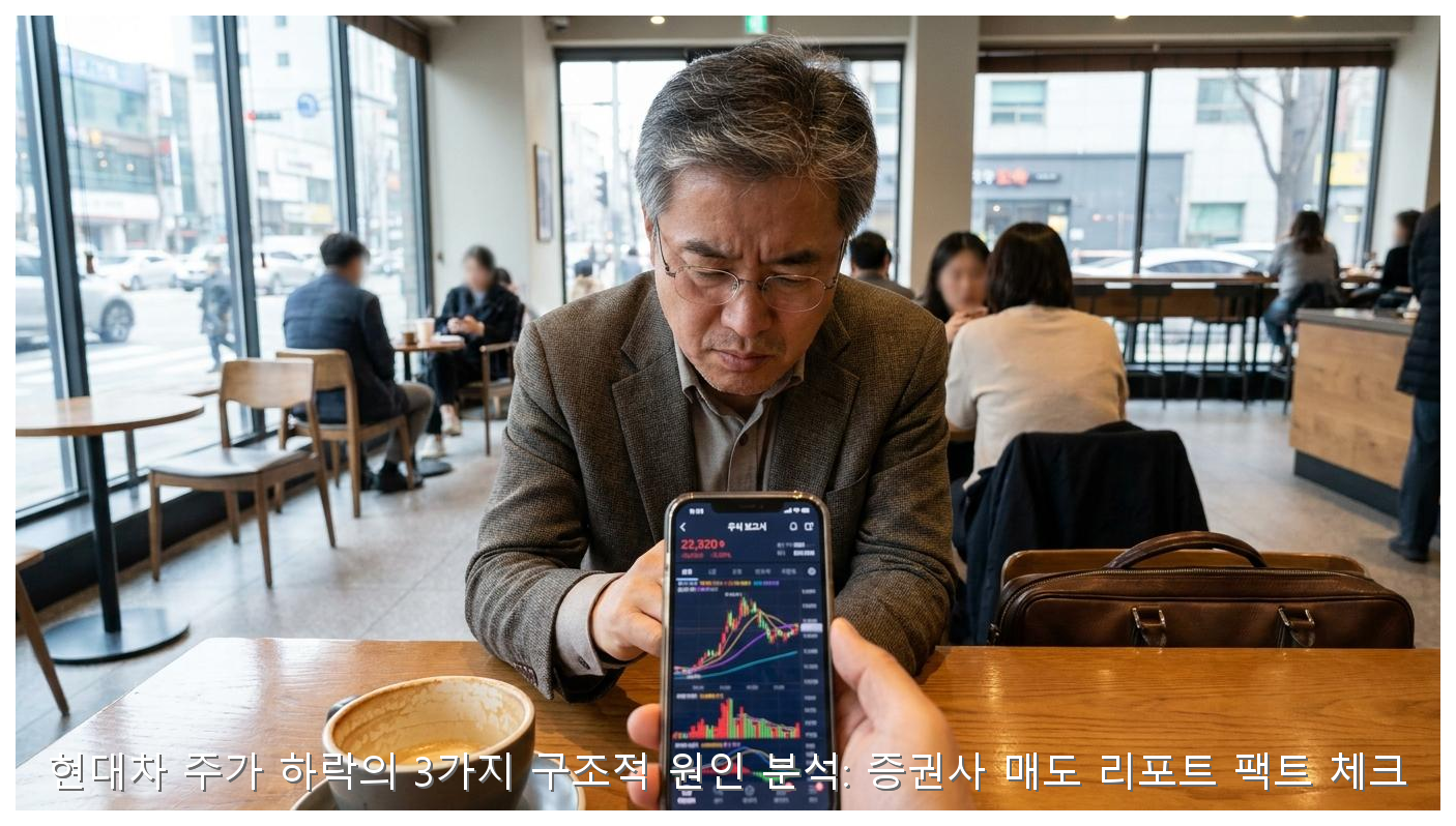 현대차 주가 하락의 3가지 구조적 원인 분석: 증권사 매도 리포트 팩트 체크 핵심 안내 및 분석 인포그래픽 (8)