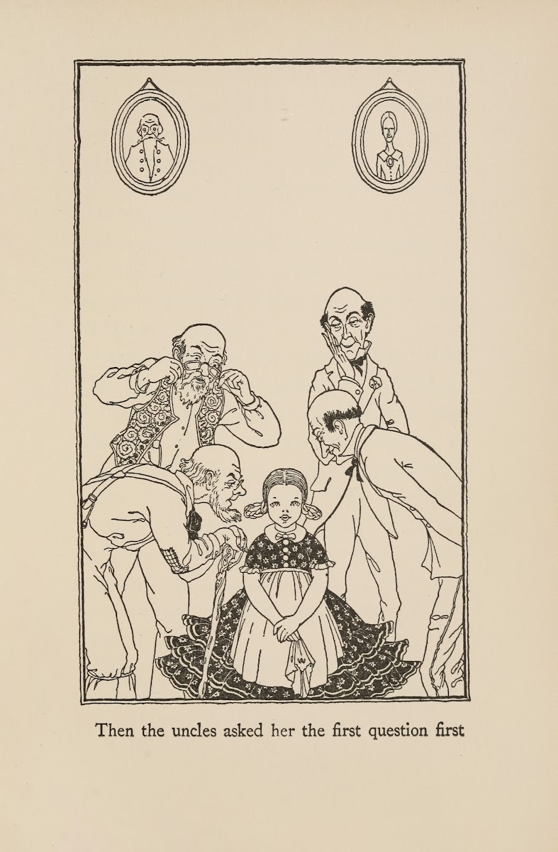 Then the uncles asked her the first question first 1922