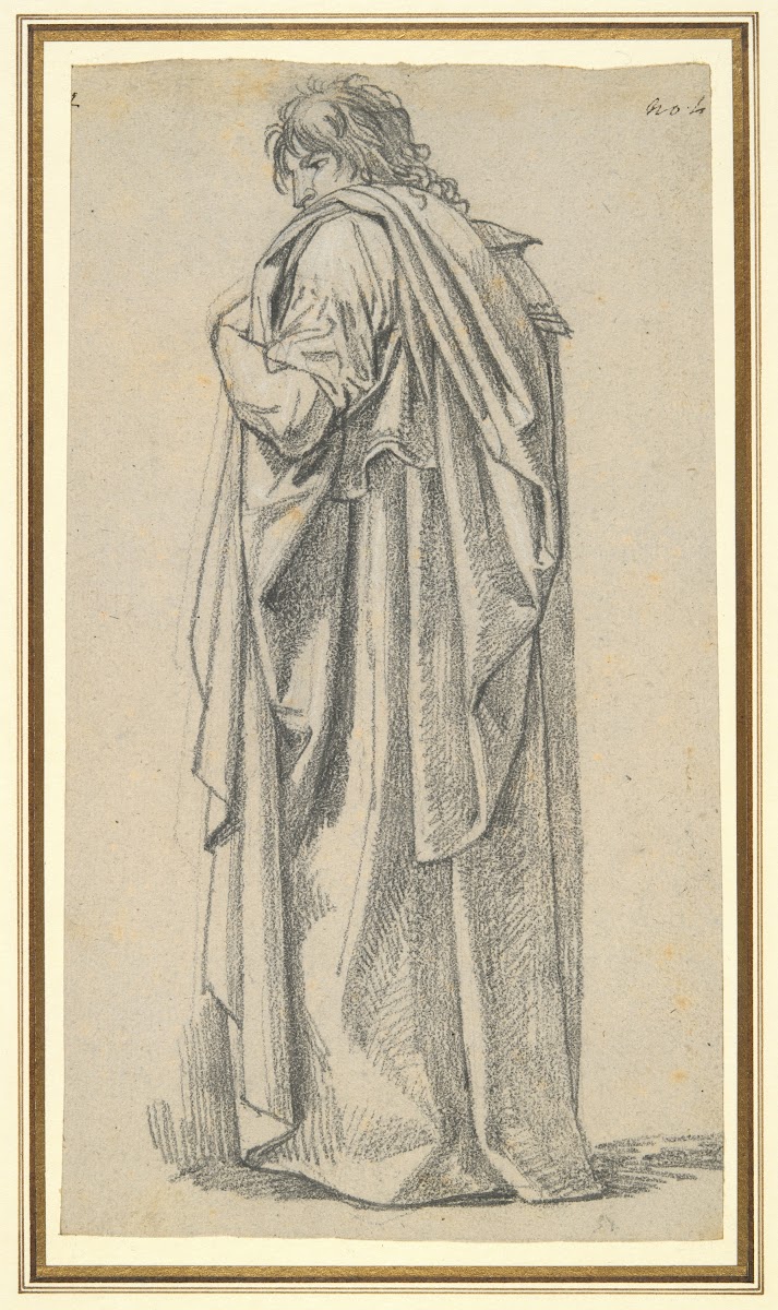 Study of a Man in a RomanCape