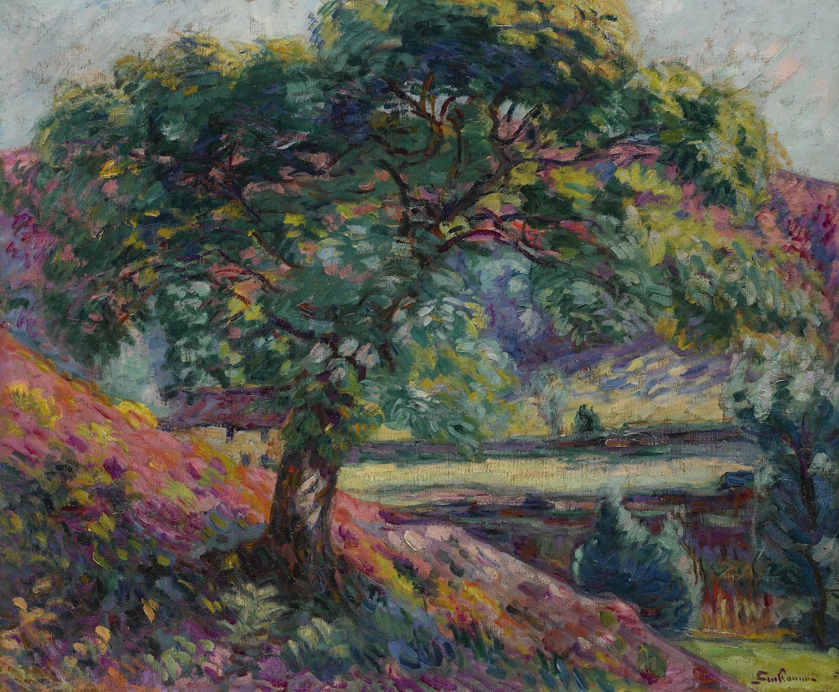 Arbres en Île de France circa 1895