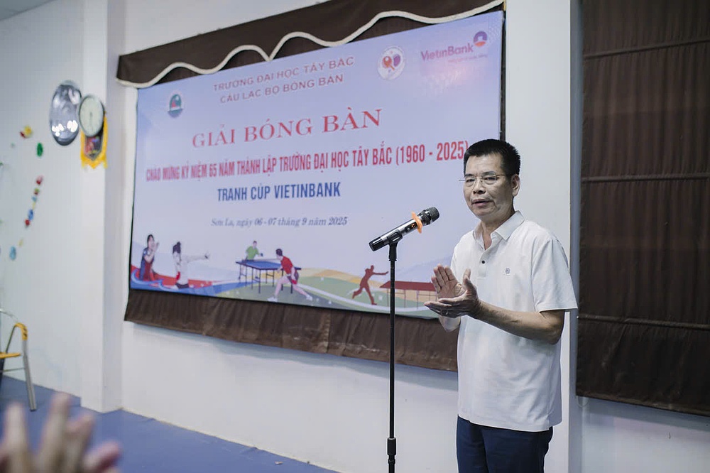 Trường Đại học Tây Bắc tổ chức thành công giải bóng bàn chào mừng kỷ niệm 65 năm ngày thành lập Trường  (1960 - 2025)