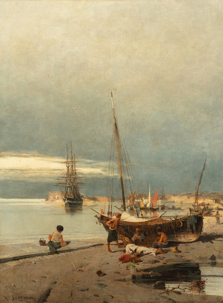 A Greek harbor