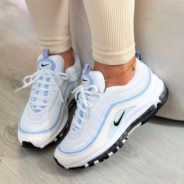 Nike Air Max 97 Blanco Celeste