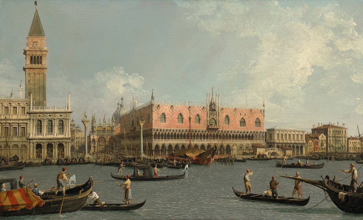 The Molo with the Piazzetta and the Doges Palace from the Bacino