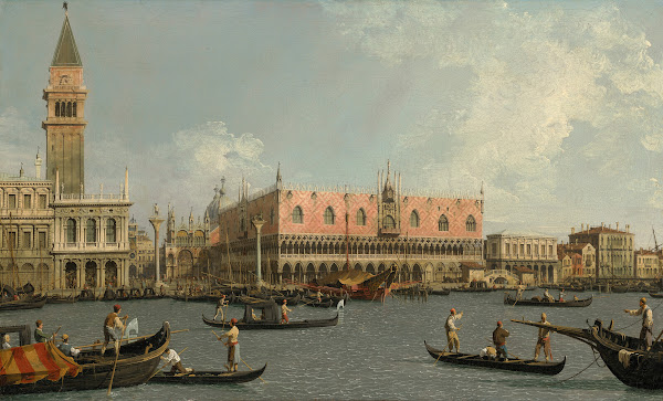 The Molo with the Piazzetta and the Doges Palace from the Bacino