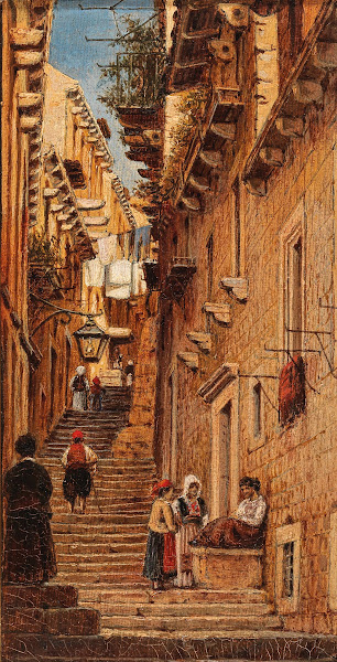 Strasse in Ragusa