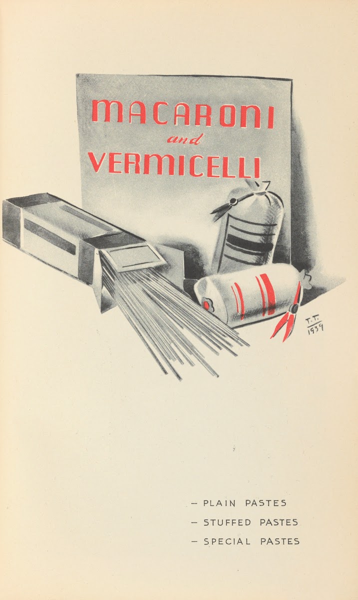 Macaroni and vermicelli 1939