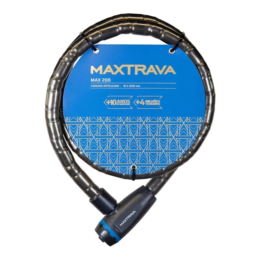 CADEADO MAXTRAVA 1,2MT REFORÇADO