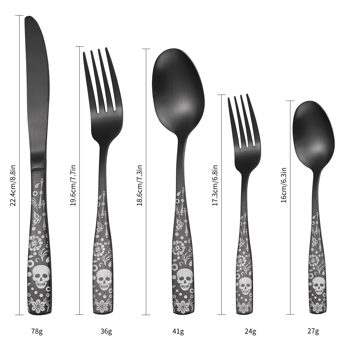 Stainless Steel Cutlery Set, 20-Piece