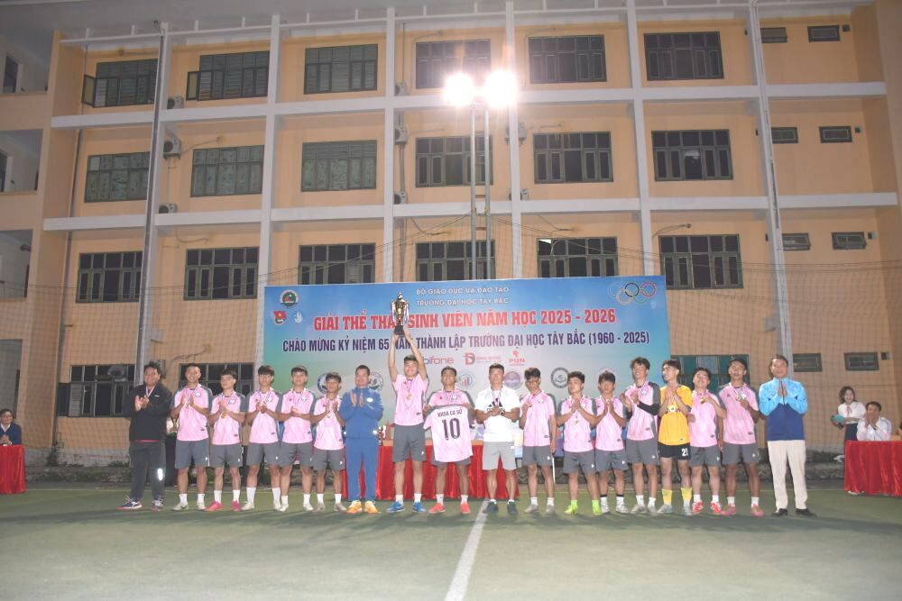 Giải thể thao sinh viên năm học 2025 - 2026 chào mừng  kỷ niệm 65 năm ngày thành lập Trường Đại học Tây Bắc  (1960 - 2025)