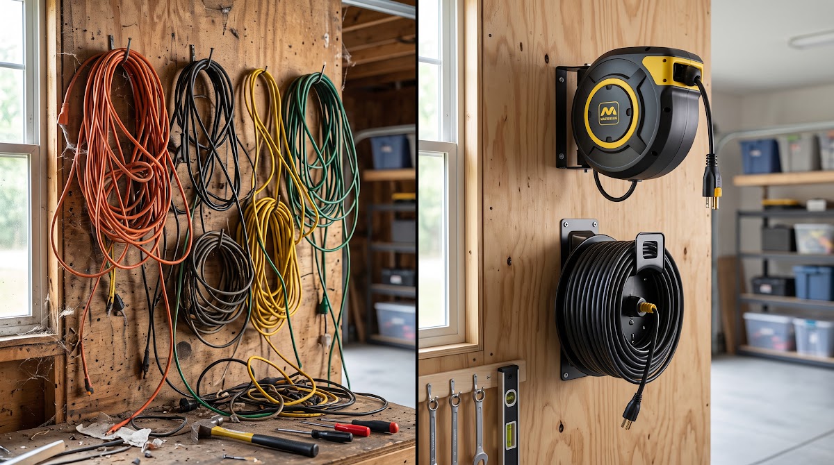 Best Extension Cord Reels for Garages (2026) - BEFORE-AFTER / FINAL VERDICT