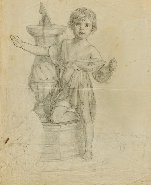 Child with Sun Dial ca 1903