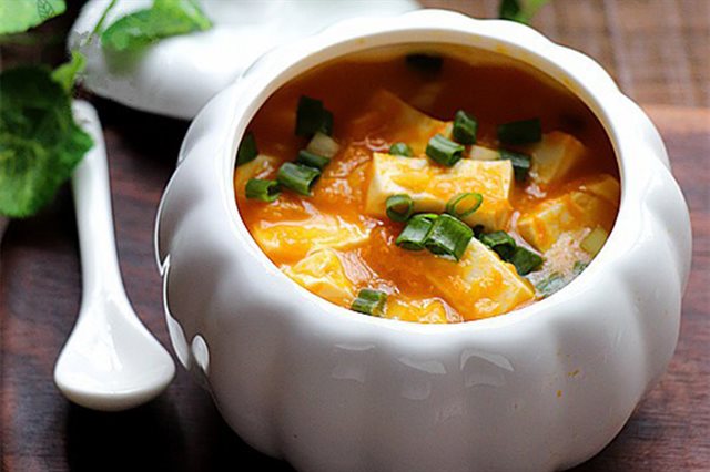 Đậu Hũ Sốt Bí Đỏ